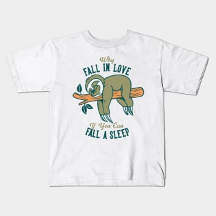 Sloth Love Kids T-Shirt